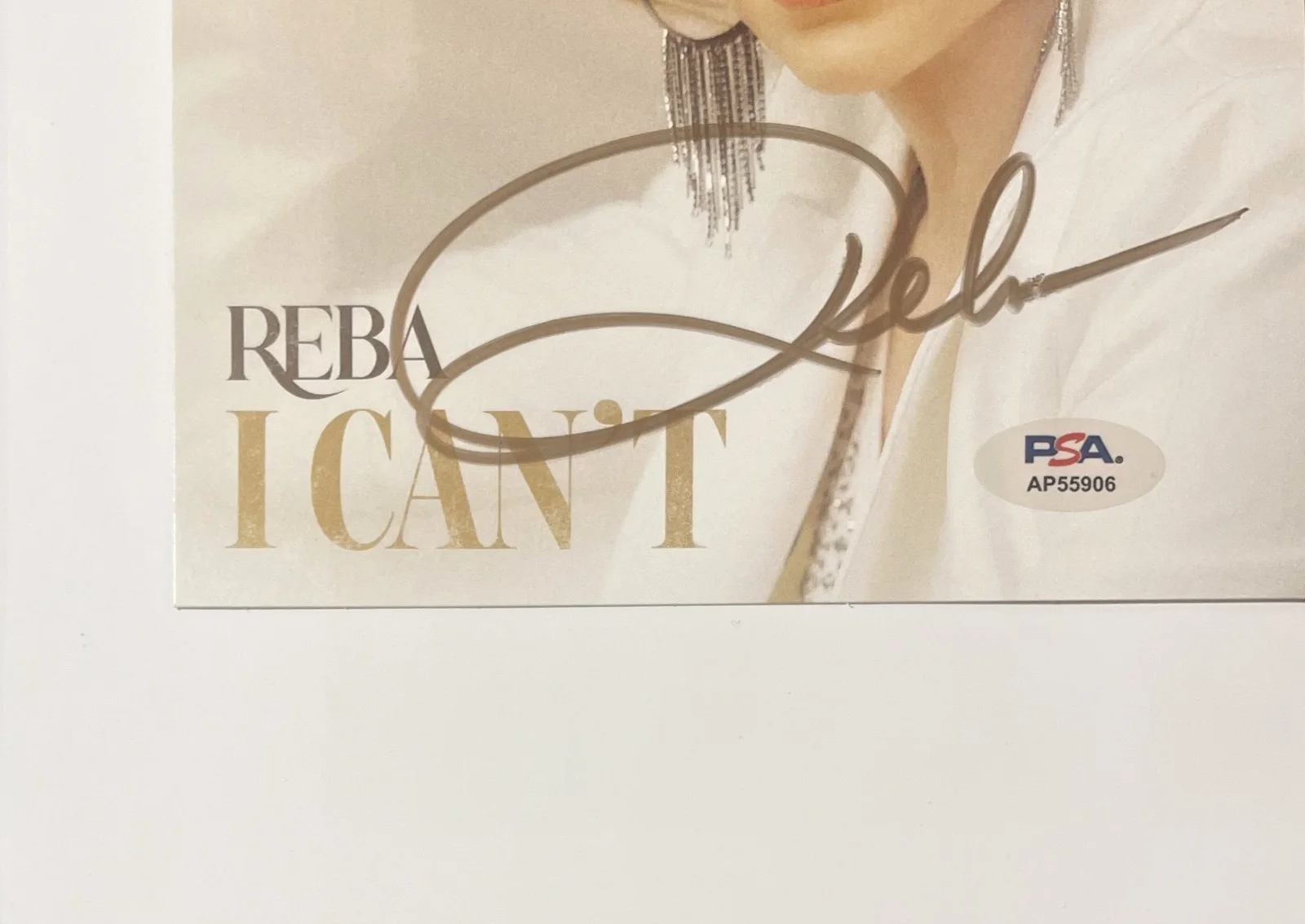 Reba McEntire Signed Photo PSA Framed “I Can’t” CD Country Music Collectible, изображение 4