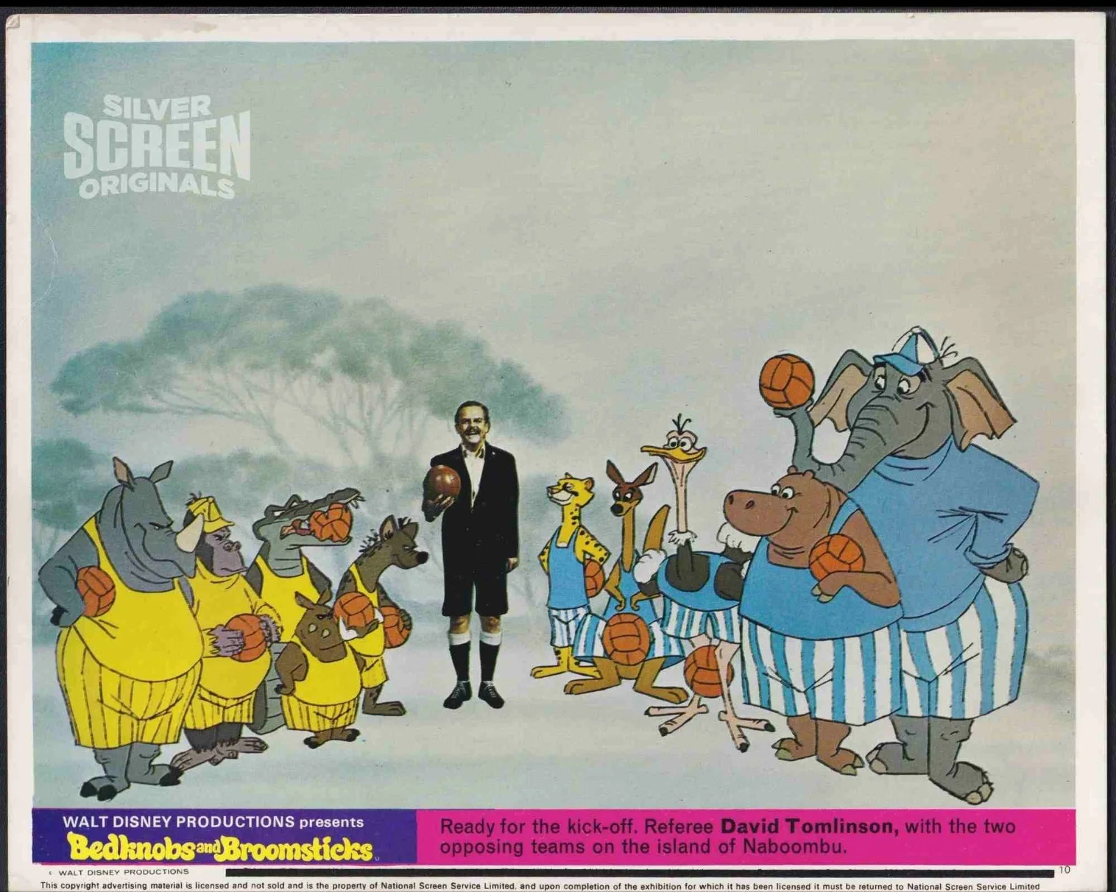 Bedknobs and Broomsticks 12x ORIGINAL UK FOH Lobby Cards Angela Lansbury Disney, изображение 3