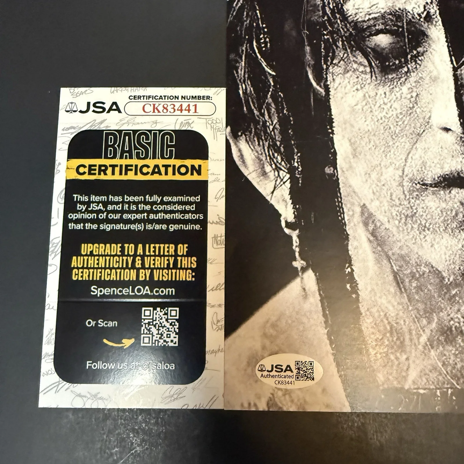 Ronnie Radke Signed 8x10 Photo Autographed Falling In Reverse Singer JSA COA, image 2