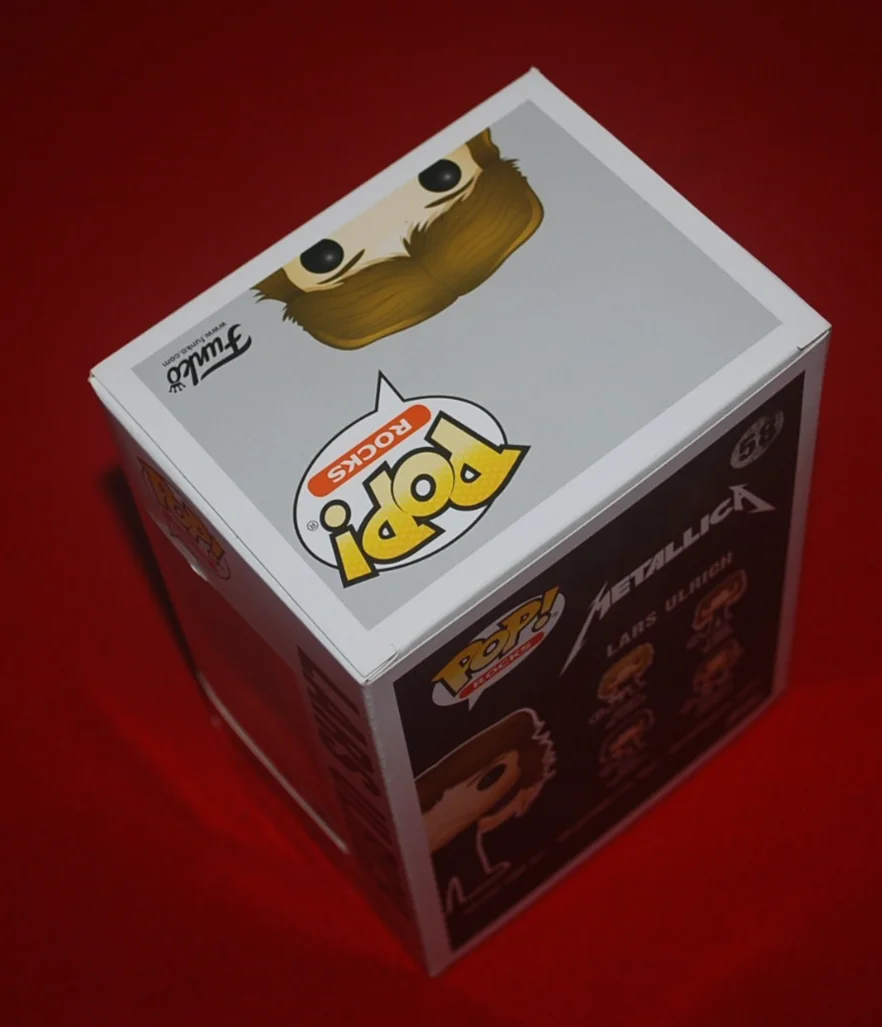 METALICA drummer LARS ULRCH Signed Funko Pop Beckett COA BV81441, image 3
