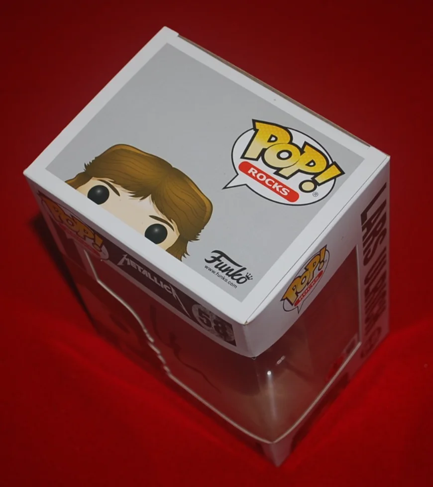 METALICA drummer LARS ULRCH Signed Funko Pop Beckett COA BV81442, image 2