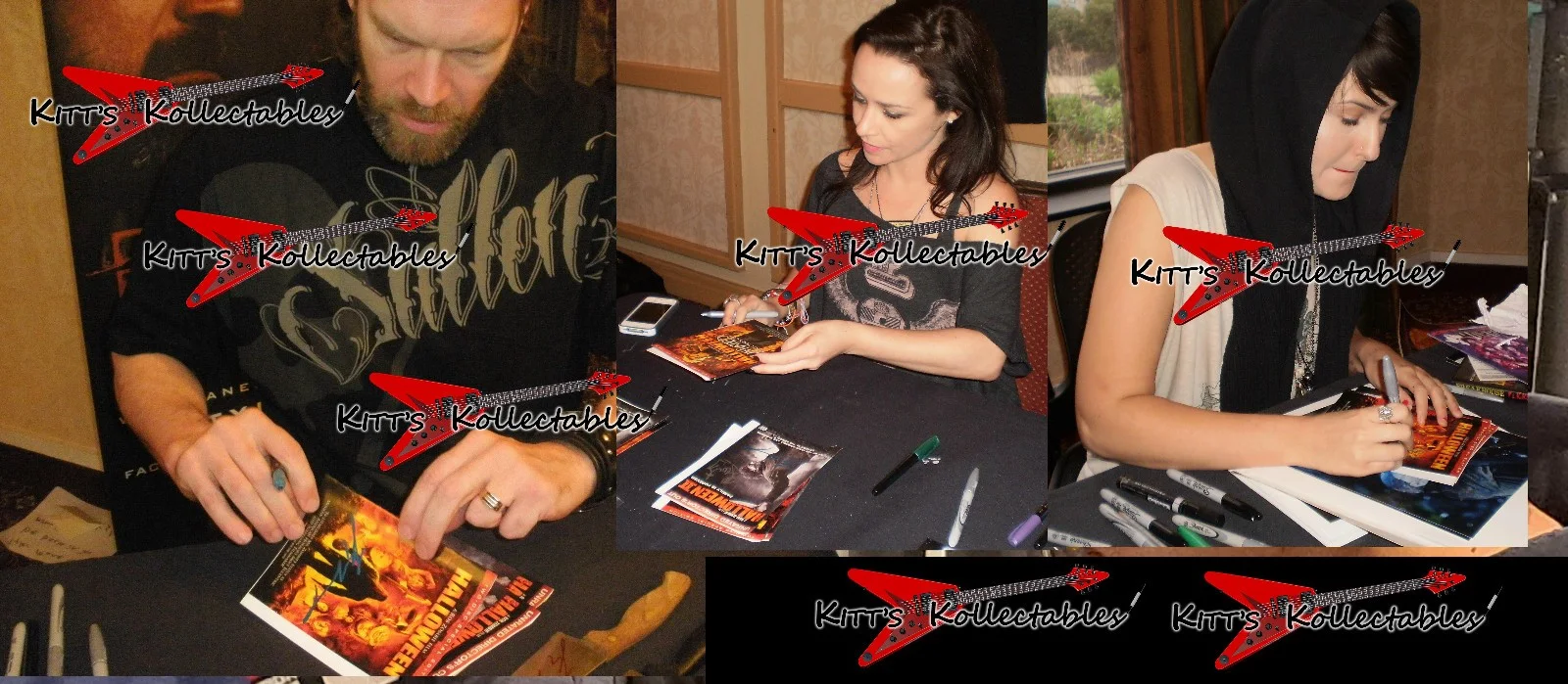 Tyler Mane, Scout Taylor-Compton, Danielle Harris, Dee Wallace — SIGNED ZOMBIE'S HALLOWEEN TYLER MANE TAYLOR HARRIS AUTOGRAPHED DVD JSA # GG18237, изображение 4