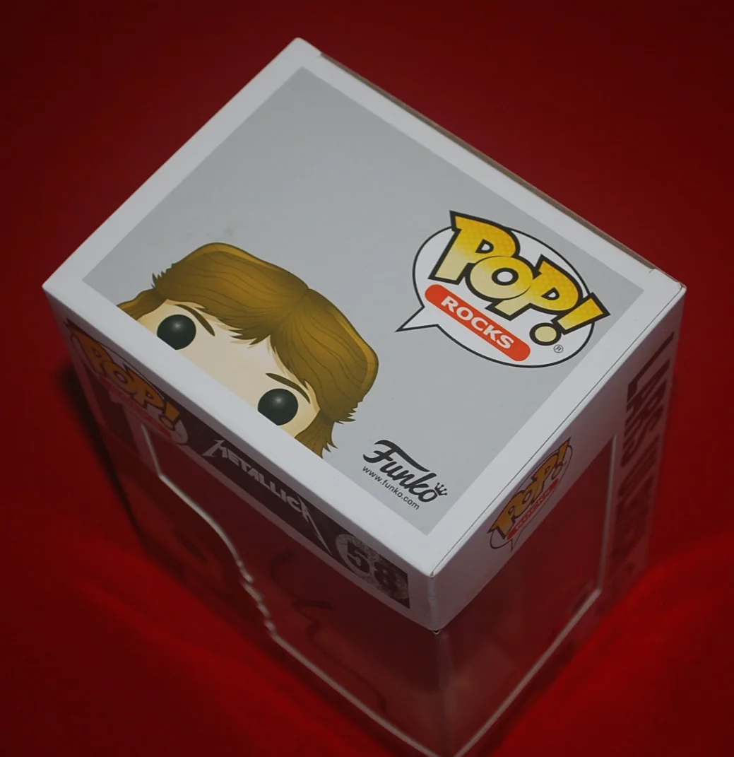 METALICA drummer LARS ULRCH Signed Funko Pop Beckett COA BV81443, изображение 4