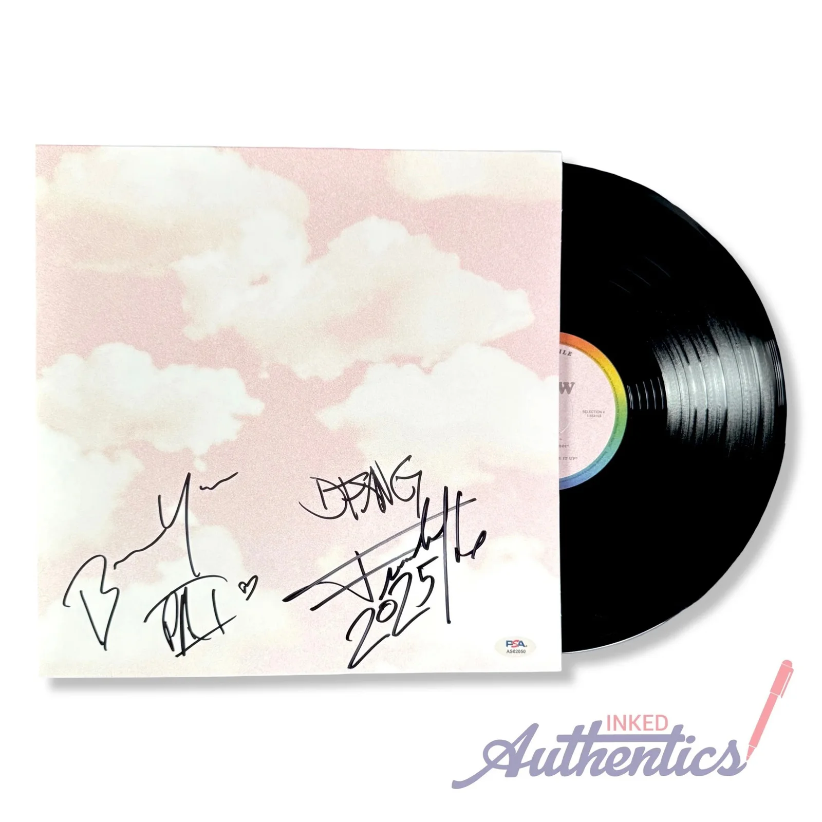 Turnstile Signed Autographed Vinyl LP "GLOW ON" PSA/DNA Authenticated, image 2