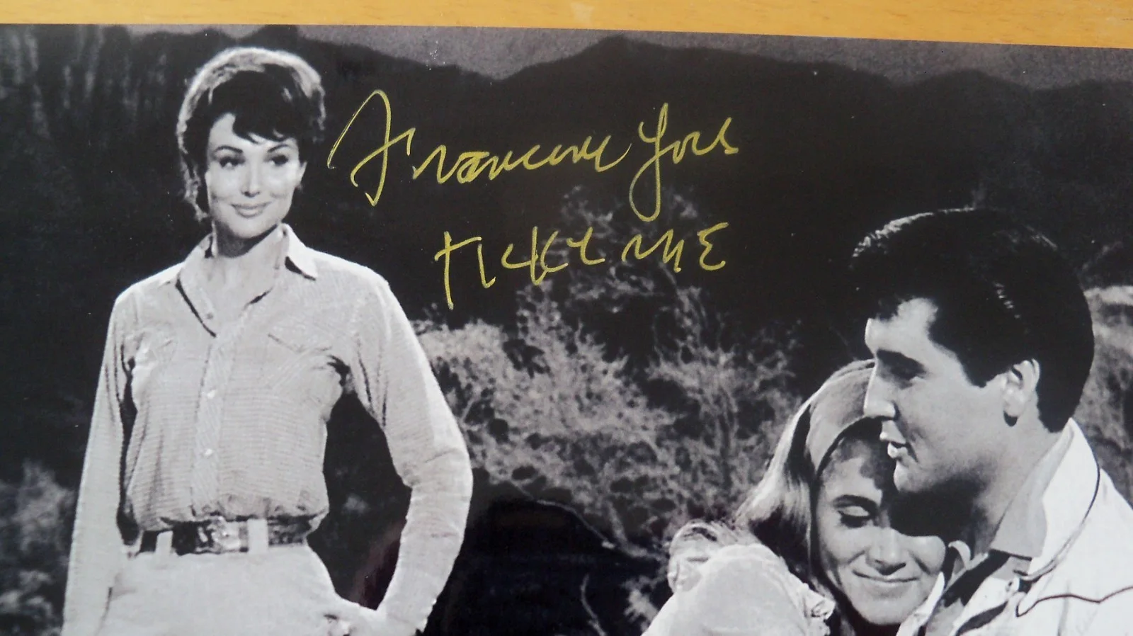 Francine York — Francine York signed photo Elvis Presley Jocelyn Lane Tickle Me COA, image 2
