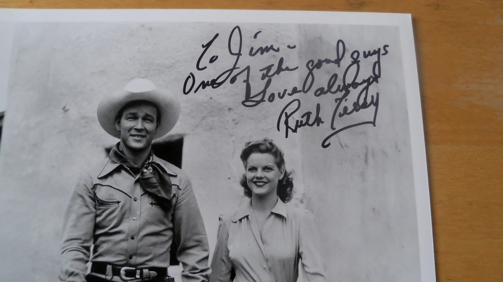 Ruth Terry signed photo Roy Rogers COA, image 2