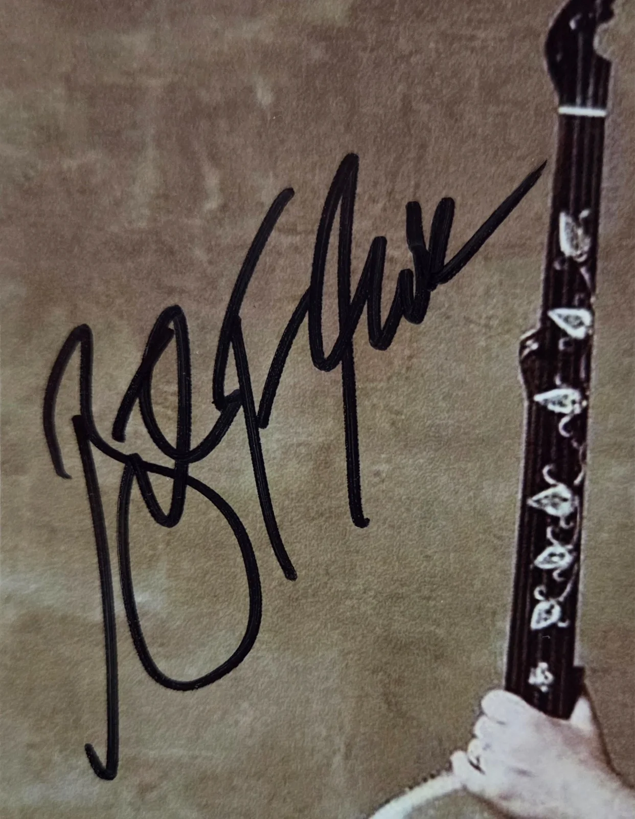 Bela Fleck Abigail Washburn Hand Signed Autograph 8x10 Photo Banjo Bluegrass, image 2