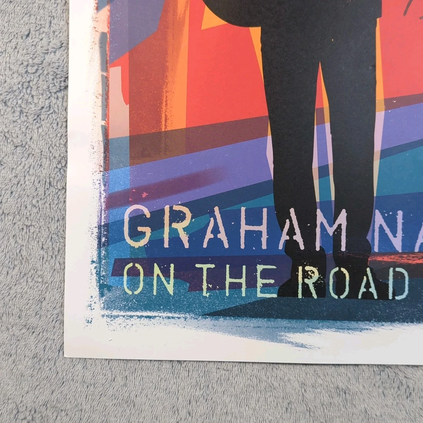Graham Nash Signed On The Road 2018 Tour Poster 11"x15" b, изображение 5