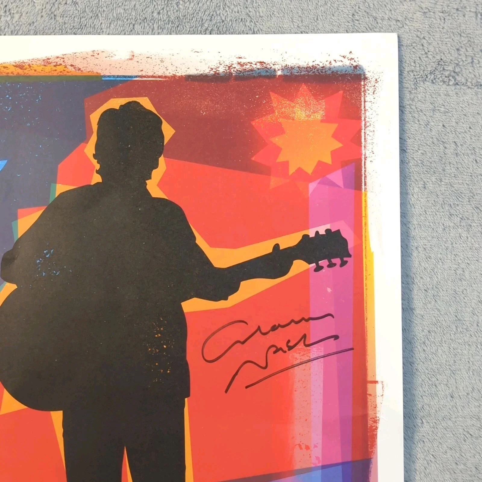 Graham Nash Signed On The Road 2018 Tour Poster 11"x15" a, изображение 4