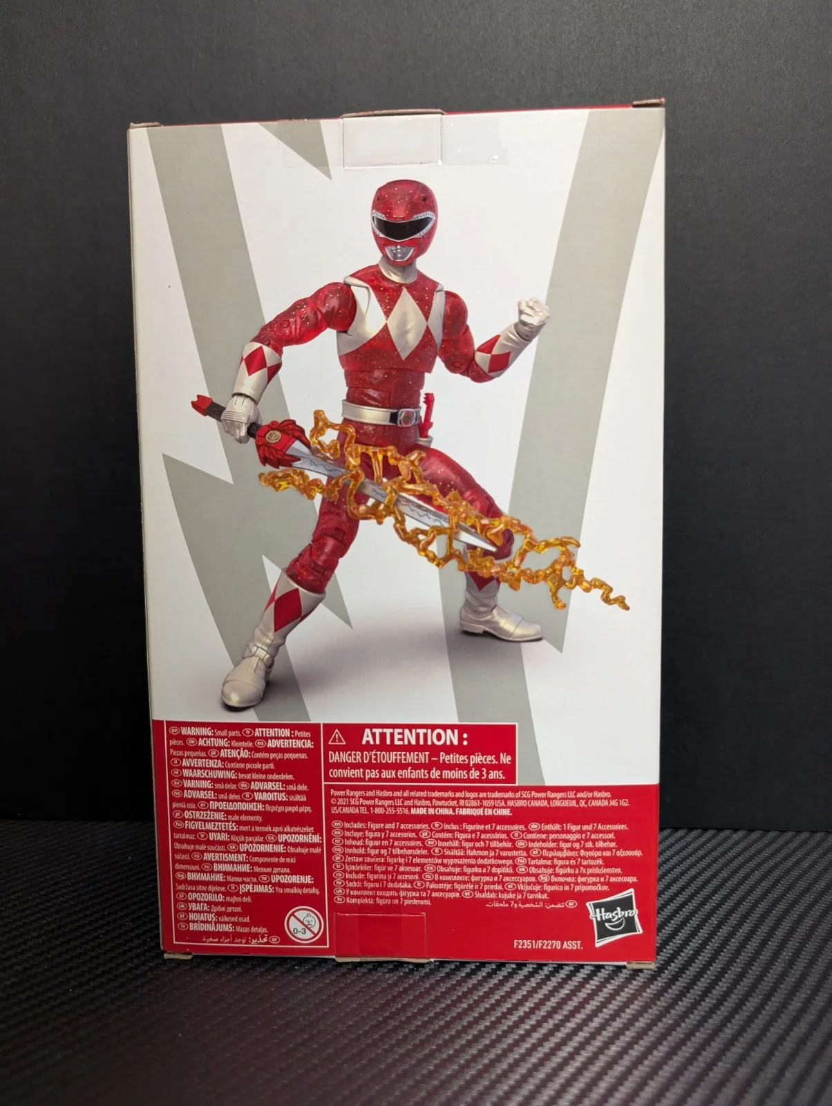 Steve Cardenas — Steve Cardenas Signed Lightning Collection Mighty Morphin Red Ranger Metallic, image 4