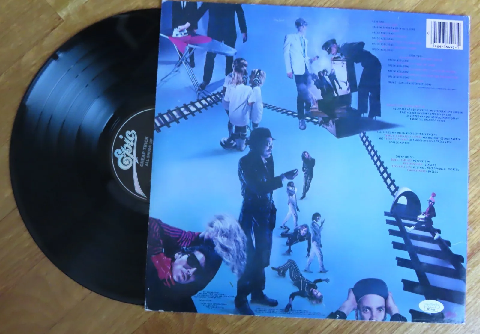 CHEAP TRICK signed ALL SHOOK UP Record PSA RICK NIELSEN ZANDER CARLOS PETERSON, image 5
