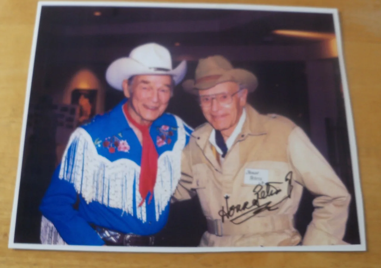 House Peters Jr — House Peters Jr signed photo Roy Rogers COA