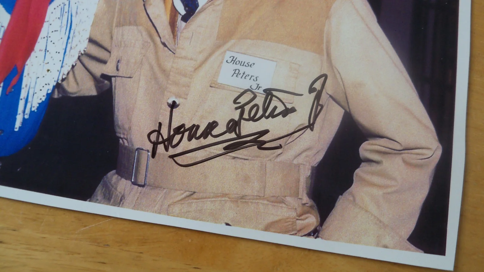 House Peters Jr — House Peters Jr signed photo Roy Rogers COA, изображение 2