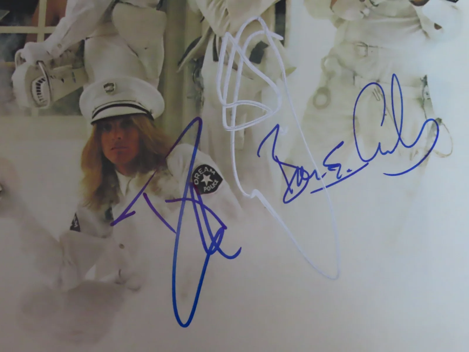 CHEAP TRICK signed DREAM POLICE Record JSA RICK NIELSEN ZANDER CARLOS PETERSON, изображение 4