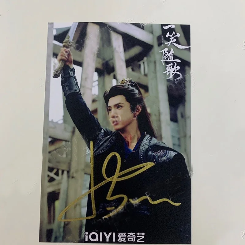 New Fated Hearts Chen Zheyuan Autographed Signed Photos Cards, изображение 4