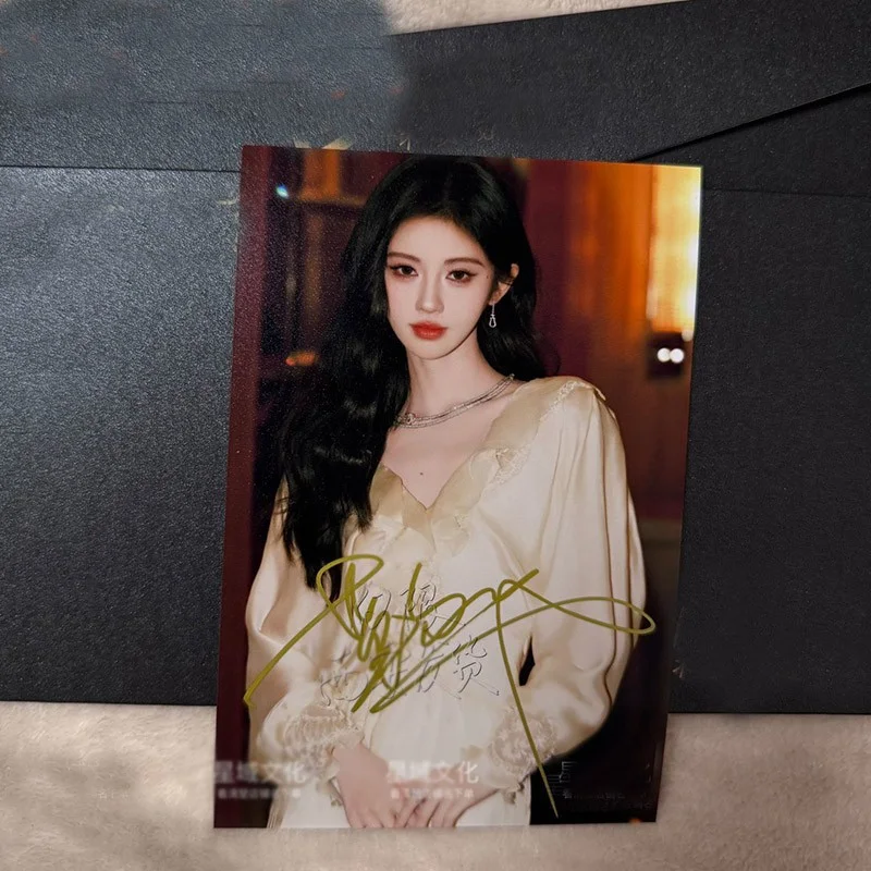 New Ju Jingyi Autograph Signed Photos Cards, изображение 2