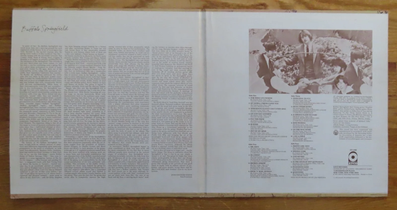 RICHIE FURAY signed BUFFALO SPRINGFIELD 1973 Record Album "For What It's Worth", image 3