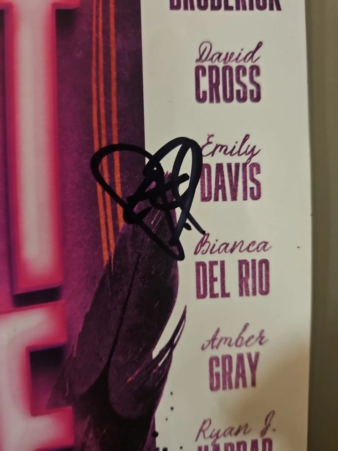 Cast — Tartuffe Signed Program - Matthew Broderick, Francis Jue - 7 Signatures, image 5