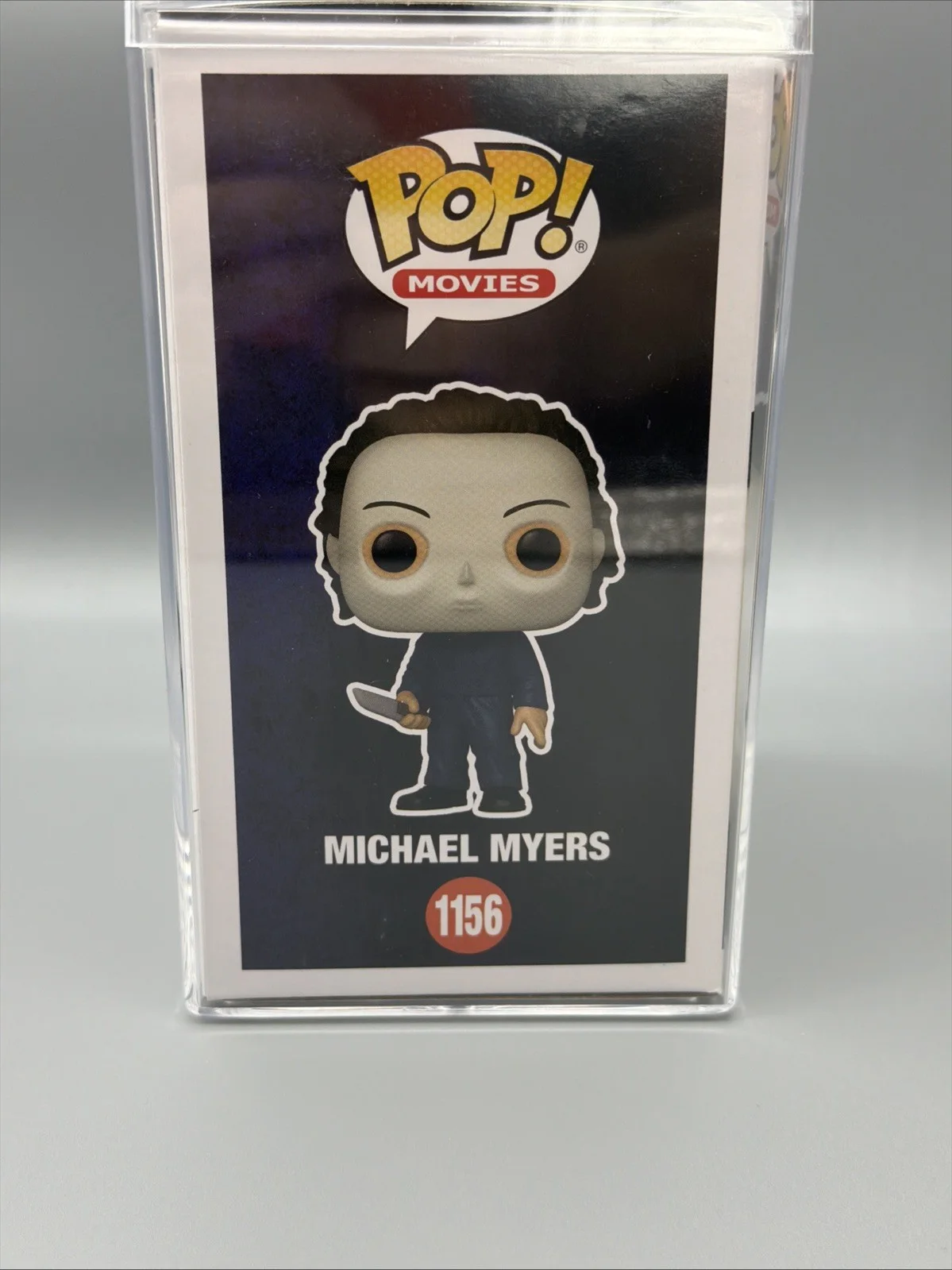 DANIELLE HARRIS Signed MICHAEL Myers Old Pose 03 FUNKO POP HALLOWEEN JSA COA blu, image 2