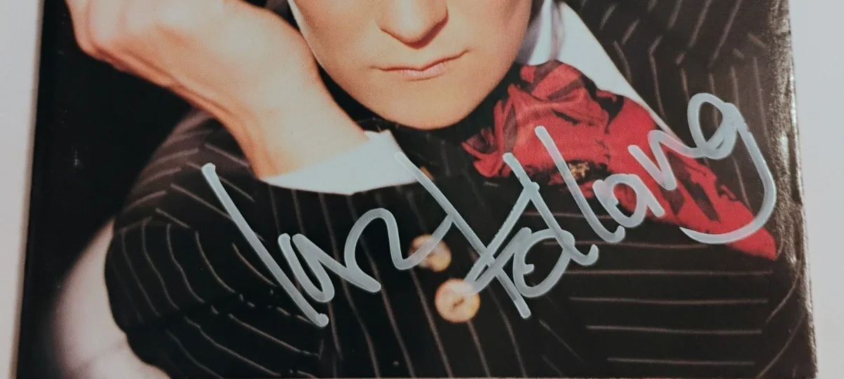 kd k.d. lang - signed - autographed - drag - compact disc, изображение 2