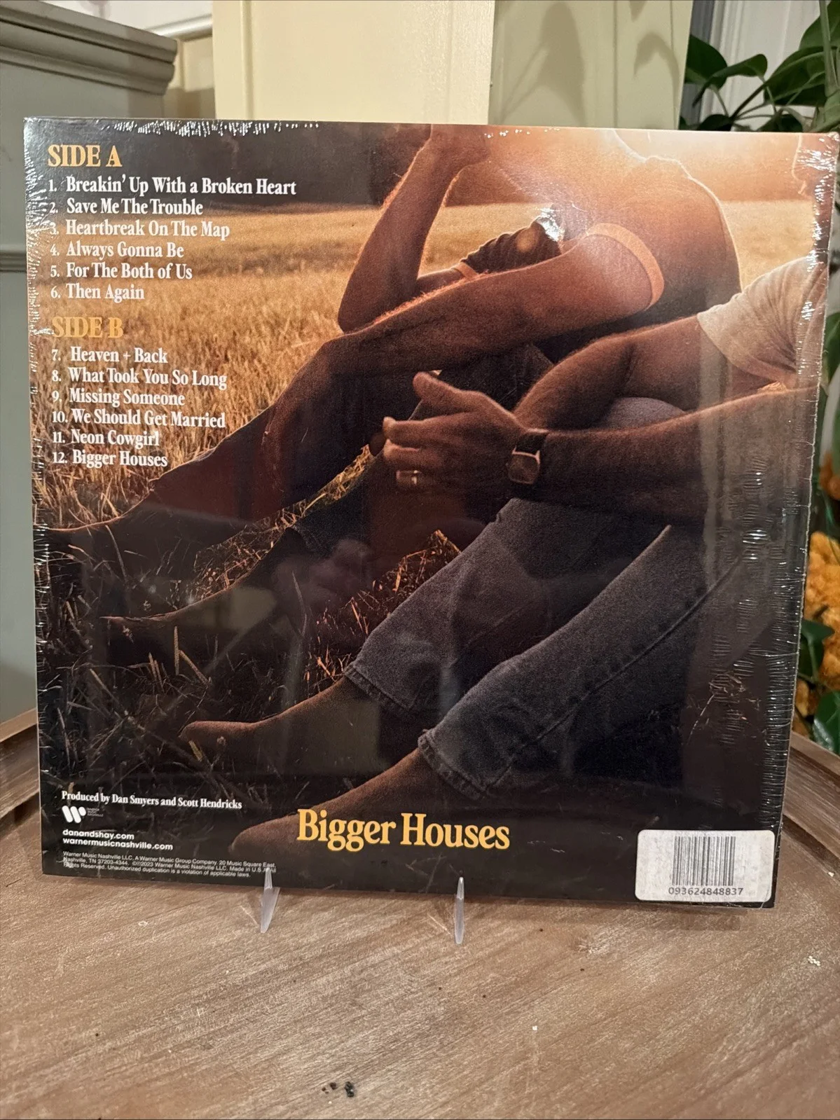Dan + Shay Signed Autograph Album Vinyl Record LP Bigger Houses Sealed, изображение 2