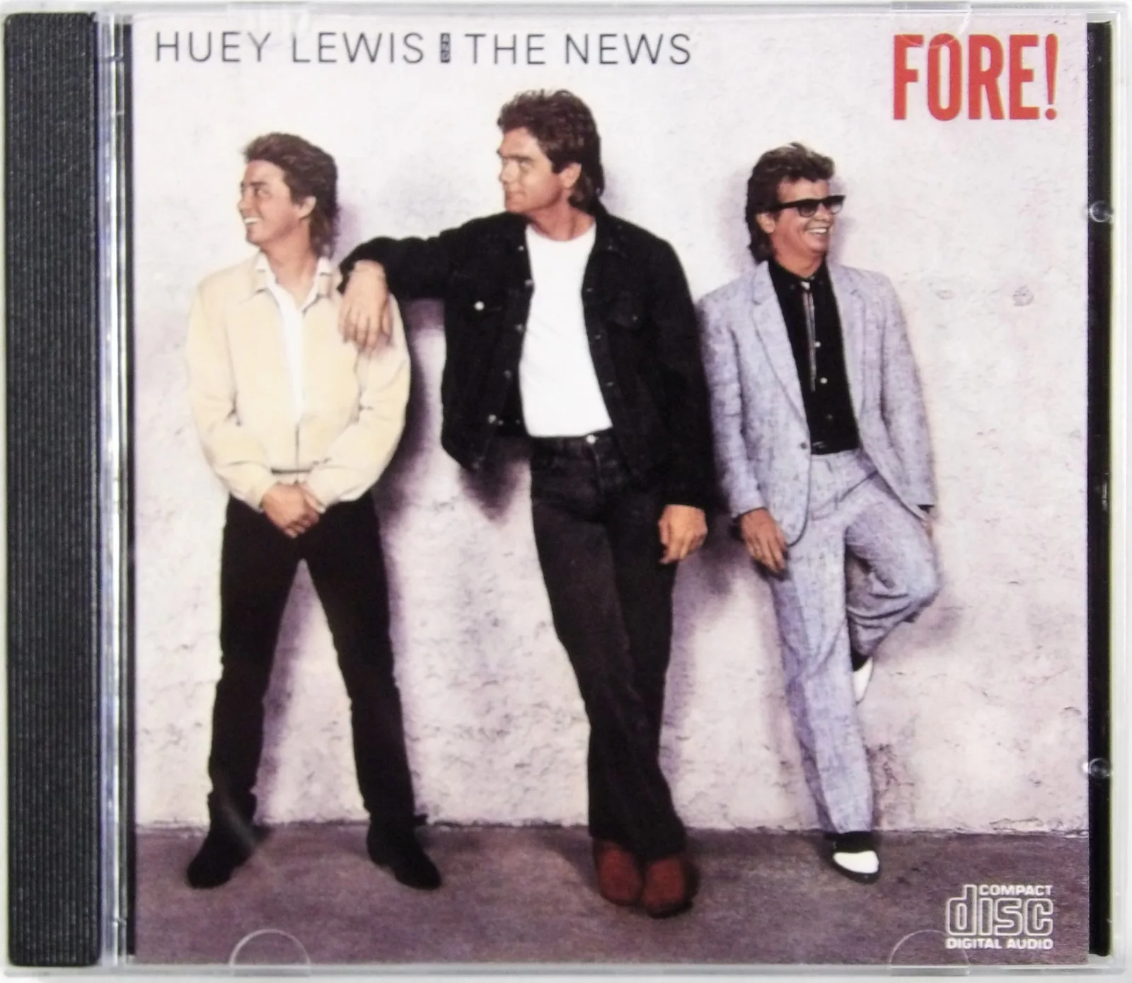 Huey Lewis And The News Signed Fore! CD JSA Authenticated, image 2