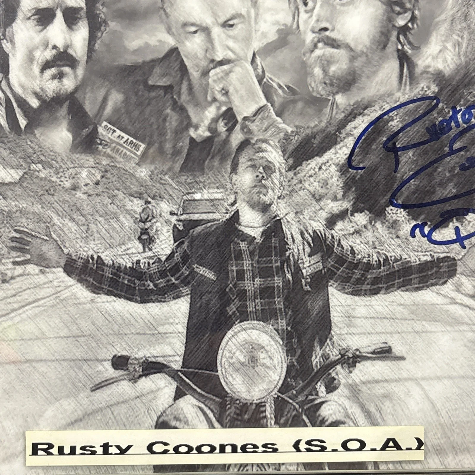 Rusty Coones — Rusty Coones Autographed Sons of Anarchy 8X10 SGC Authentic Quinn Inscription, изображение 5