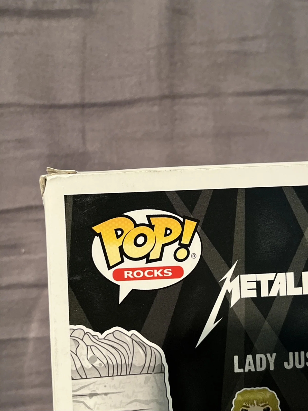 JASON NEWSTED SIGNED AUTOGRAPH LADY JUSTICE METALLICA FUNKO POP FIGURE ACOA RARE, изображение 5
