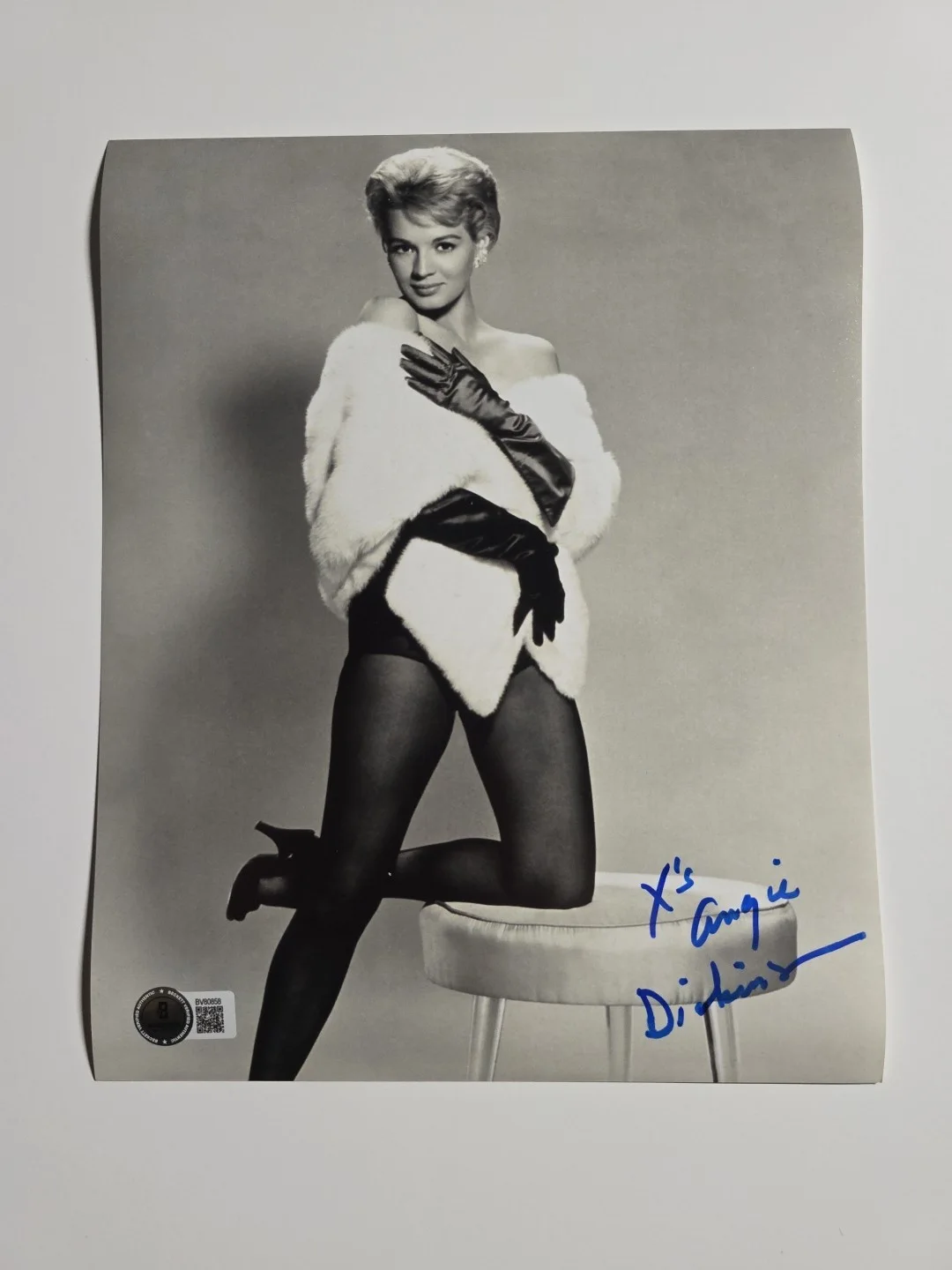 Angie Dickinson — ANGIE DICKINSON Rare autographed signed classic sexy 8x10 photo Beckett BV80858