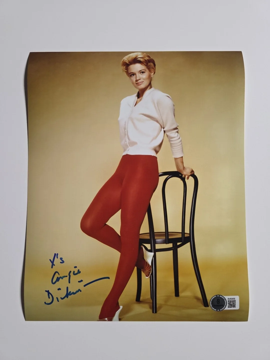 Angie Dickinson — ANGIE DICKINSON Rare autographed signed classic sexy 8x10 photo Beckett BV80856