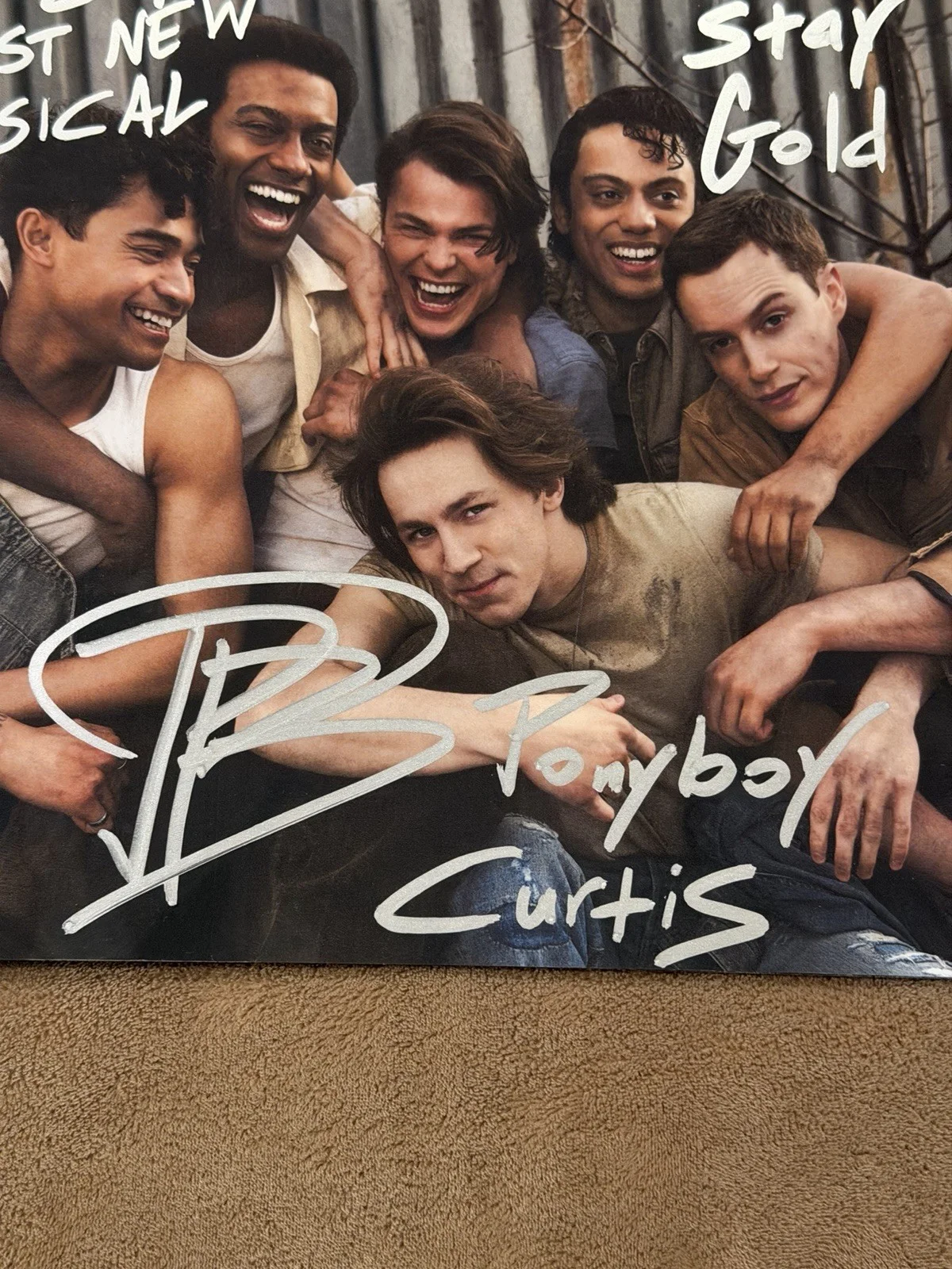Brody Grant Signed Exclusive Tony Voter Program Autograph Authentic Outsiders, image 4