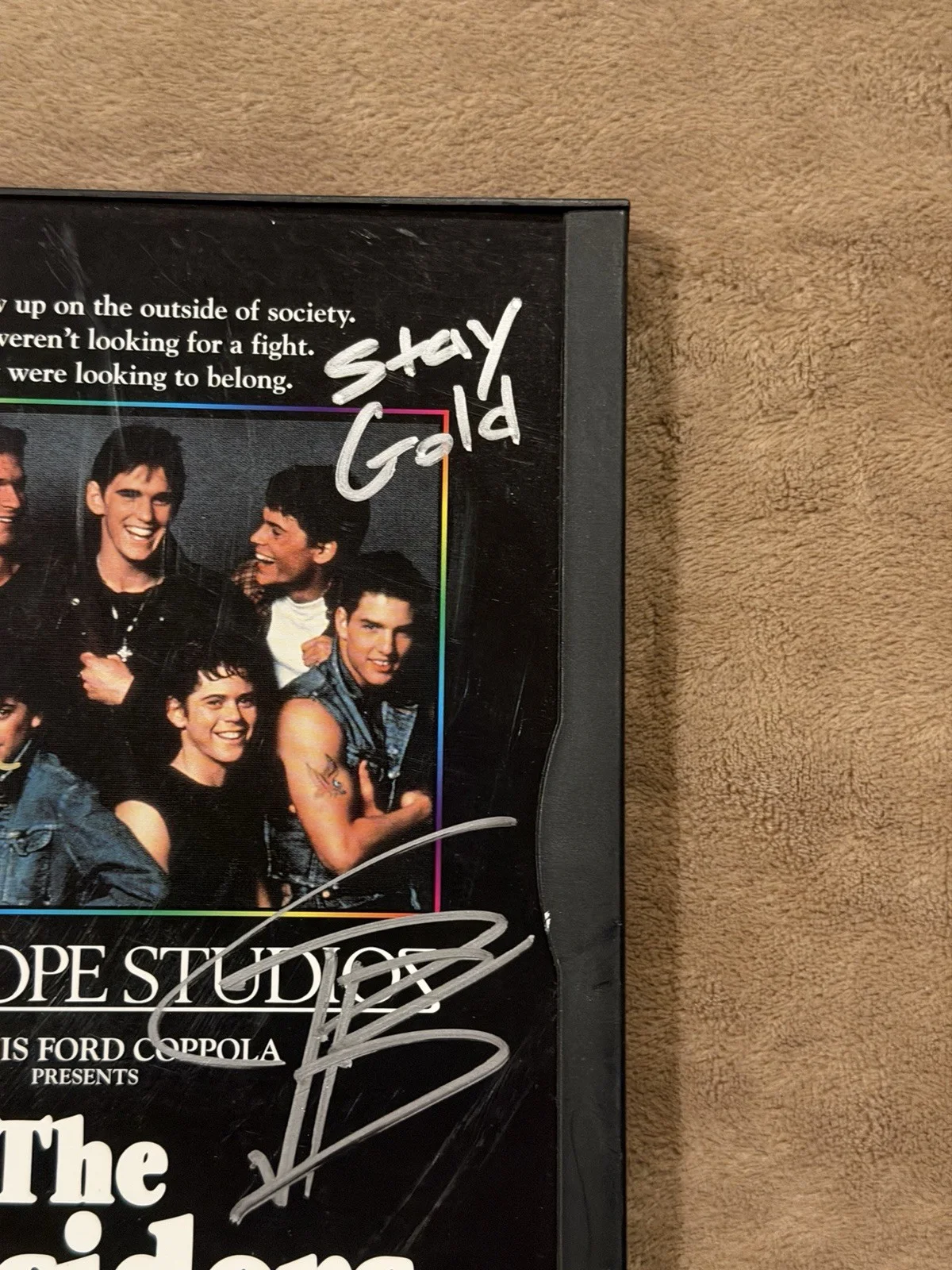 Brody Grant CT Howell Signed Outsiders DVD Cover Autograph Authentic Ponyboy, изображение 3