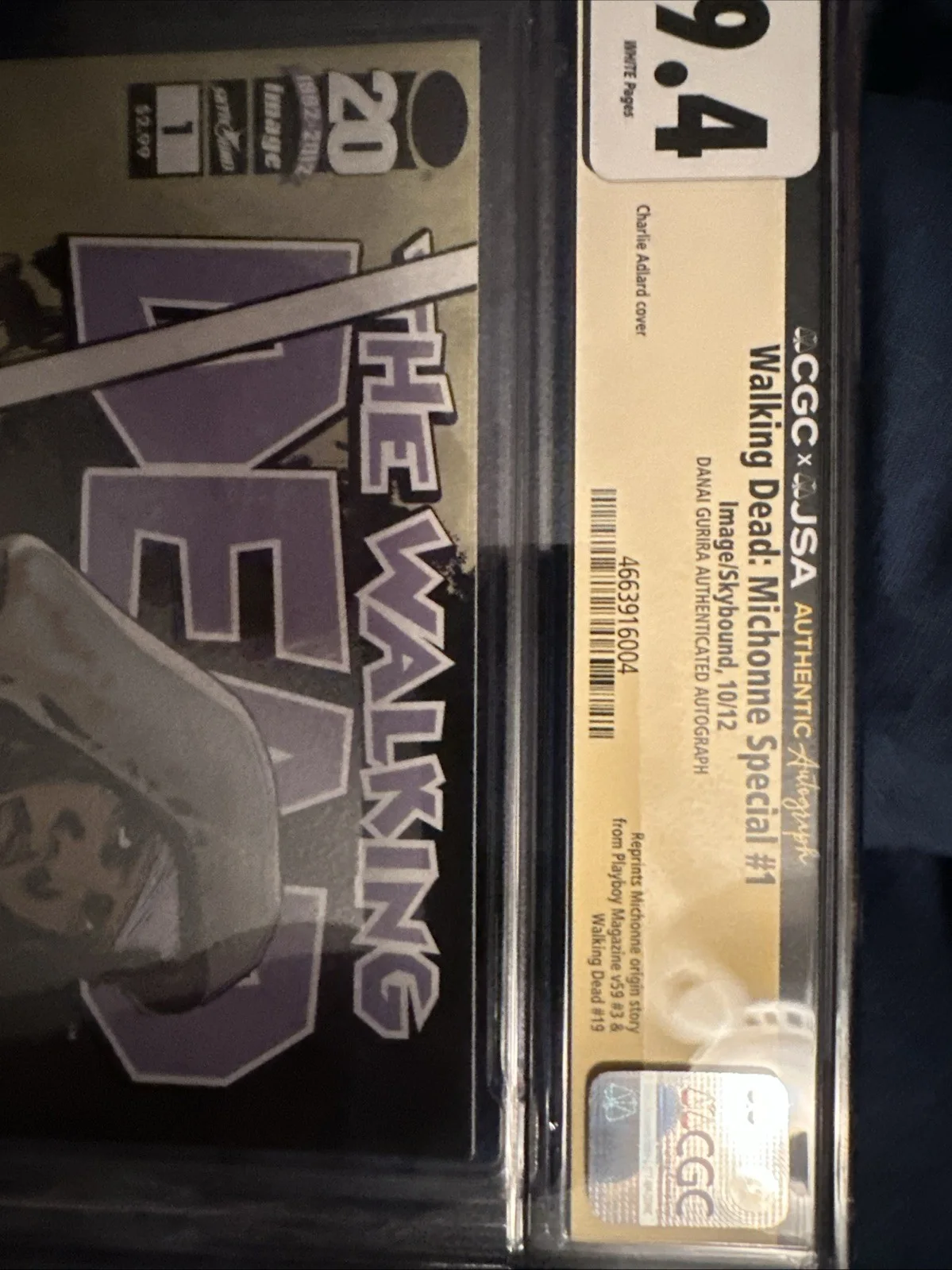 Danai Gurira — The Walking Dead Danai Gurira “ Michonne “ Signed autographed #1 CGC JSA COA 9.4, изображение 3