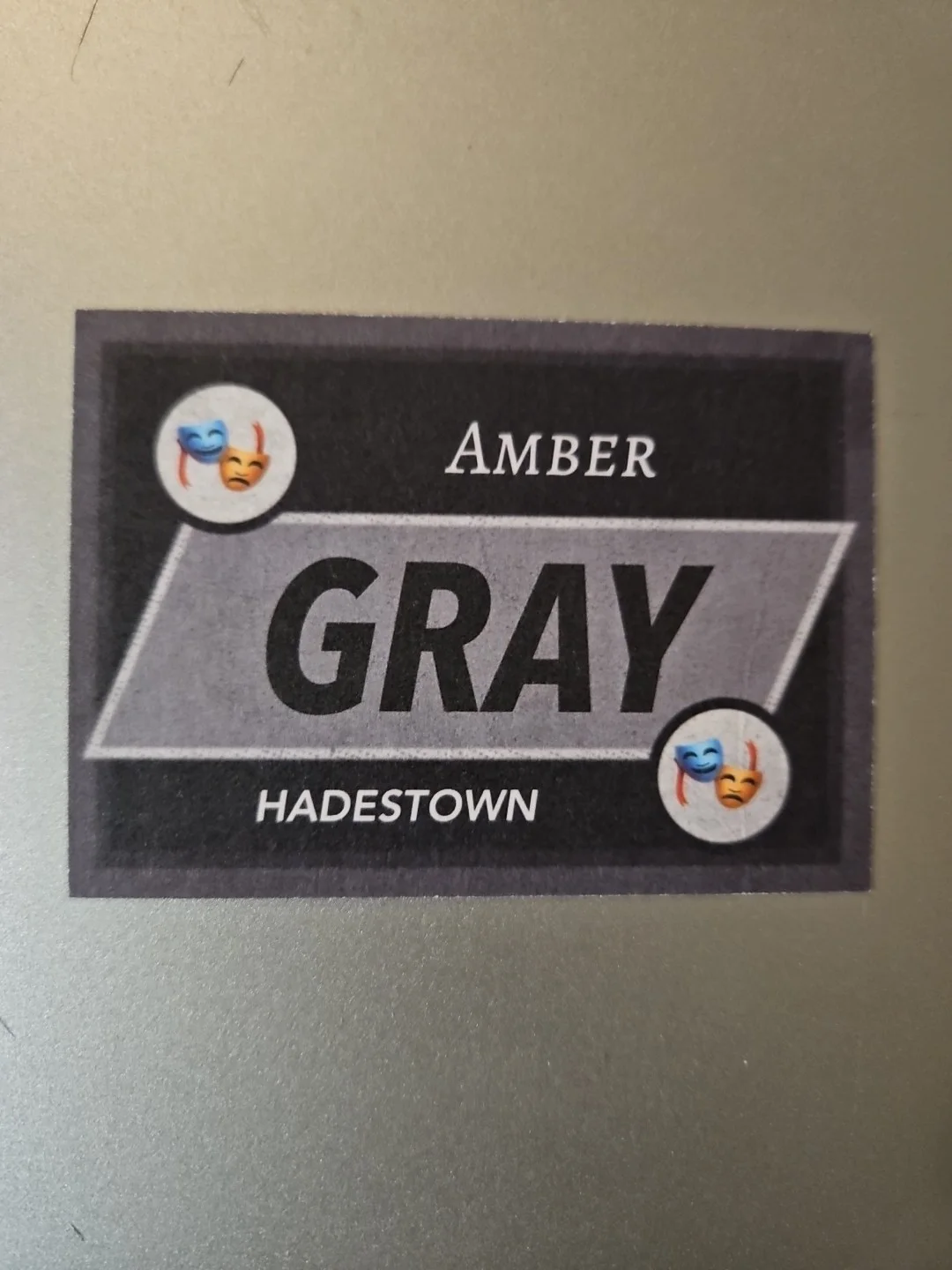 Amber Gray — Amber Gray Custom Signed Card - Played Persephone In Hadestown, изображение 2