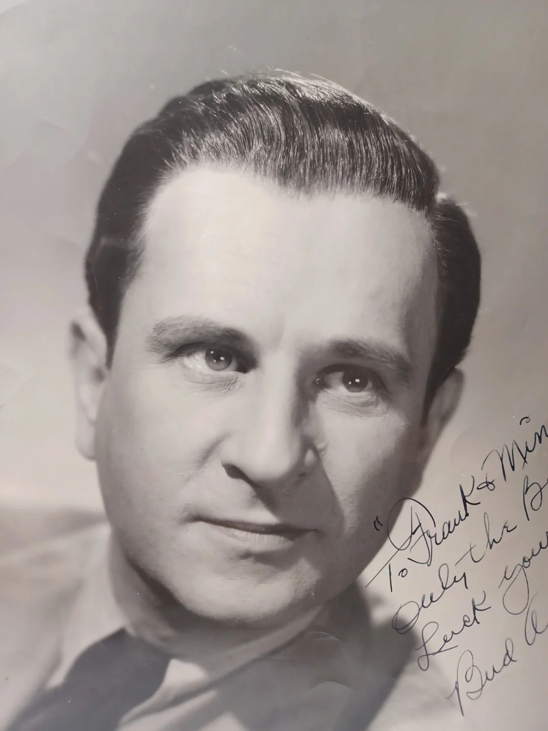 Vintage 1949 Comedian Bud Abbott Autographed ORG Photo 8 x 10 JRR44, image 3