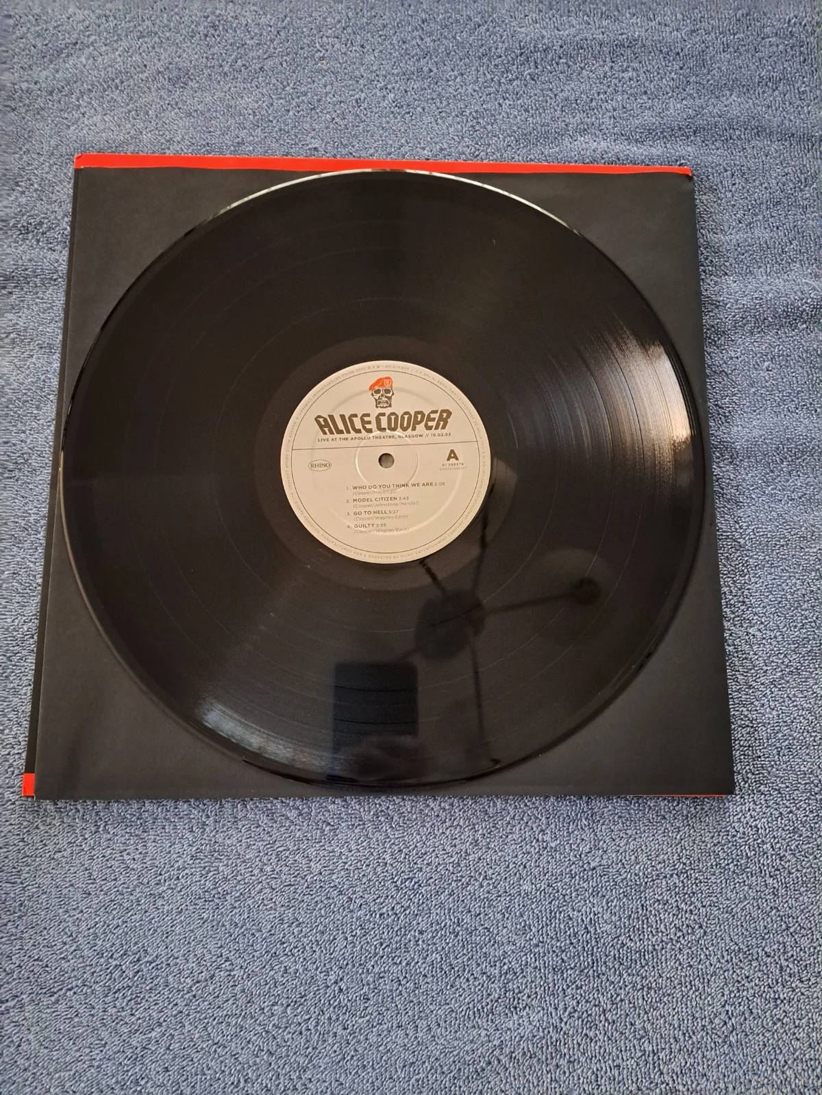 ALICE COOPER SIGNED SPECIAL FORCES LIVE AT THE APOLLO THEATRE GLASGOW VINYL JSA, image 4