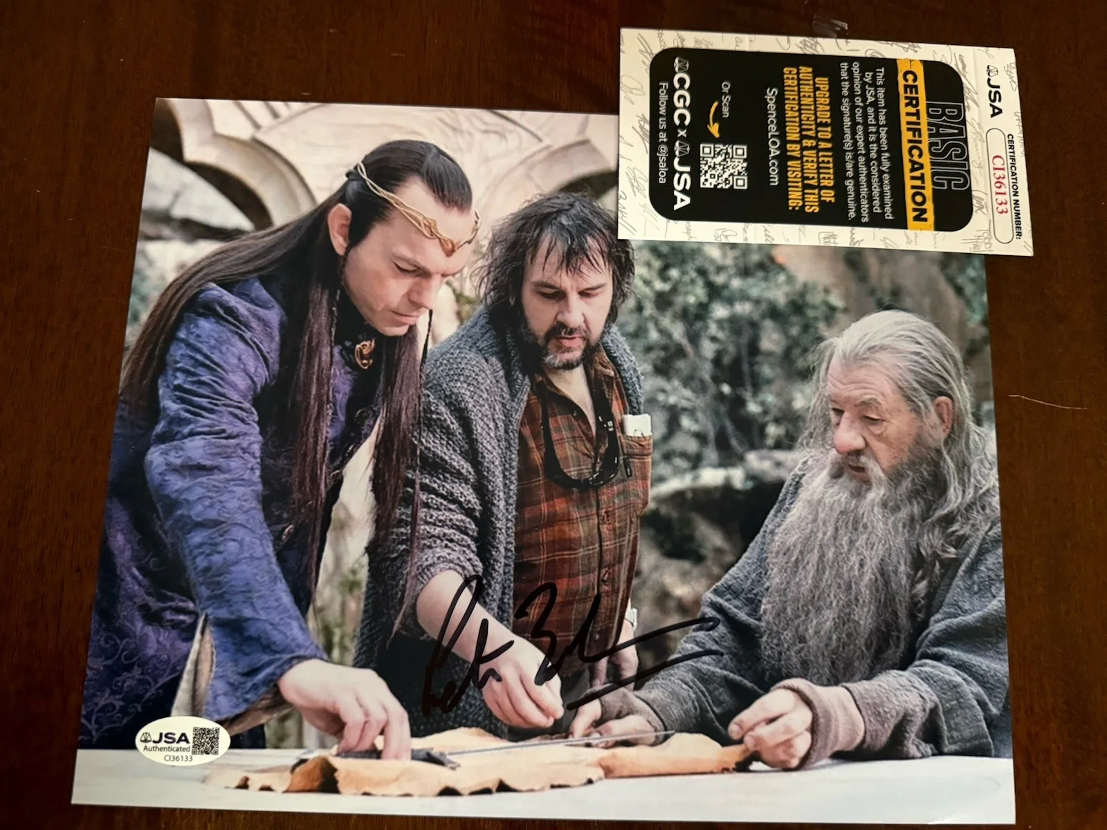 Peter Jackson — Peter Jackson Lord Of The Rings Hand Signed In Person Autograph 10x8 JSA COA, изображение 4