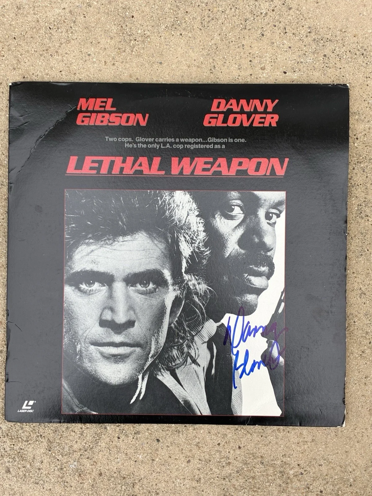 Danny Glover — DANNY GLOVER SIGNED VINYL SOUNDTRACK LETHAL WEAPON AKA MURTAGH MEL GIBSON PSA, image 2