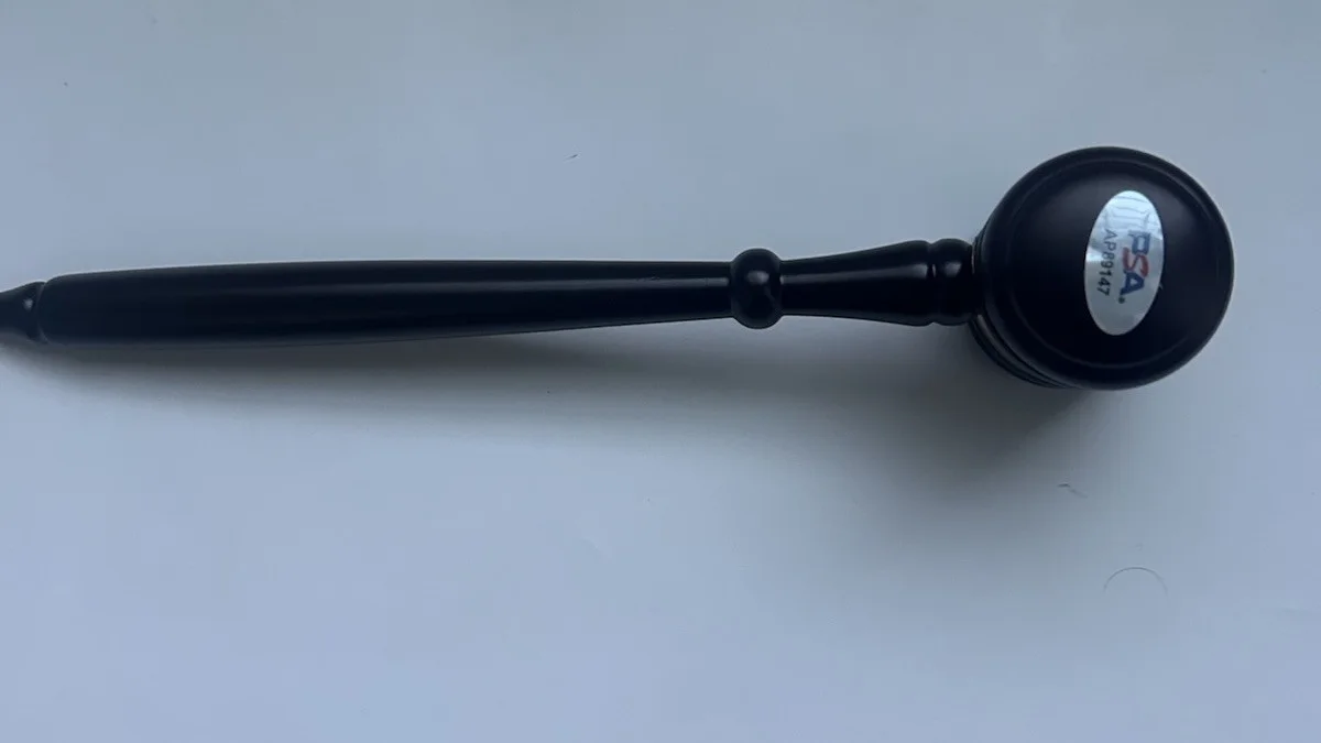 Judge Judy Sheindlin Signed Autographed Courtroom Gavel PSA/DNA, image 5