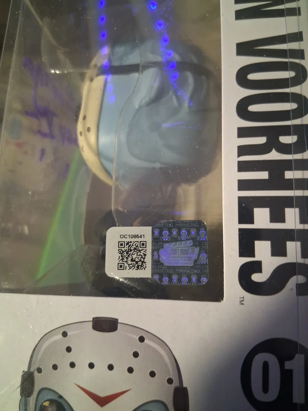 TOM MORGA — Tom Morga Signed Funko Pop Jason Friday The 13th Autograph Horror With Coa, изображение 3