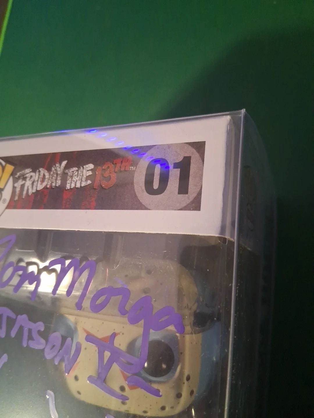 TOM MORGA — Tom Morga Signed Funko Pop Jason Friday The 13th Autograph Horror With Coa, изображение 4