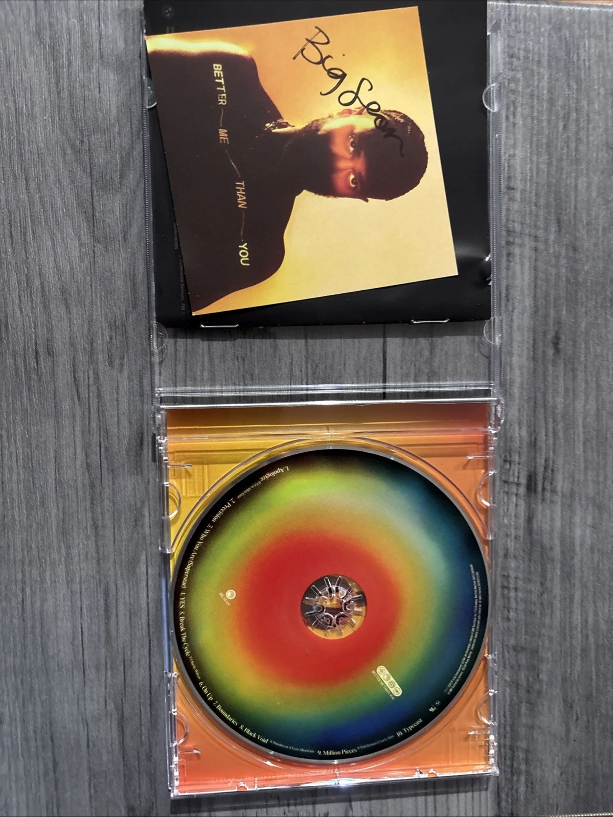 Big Sean Signed Card “Better Me Than You” CD Album NEW, изображение 2