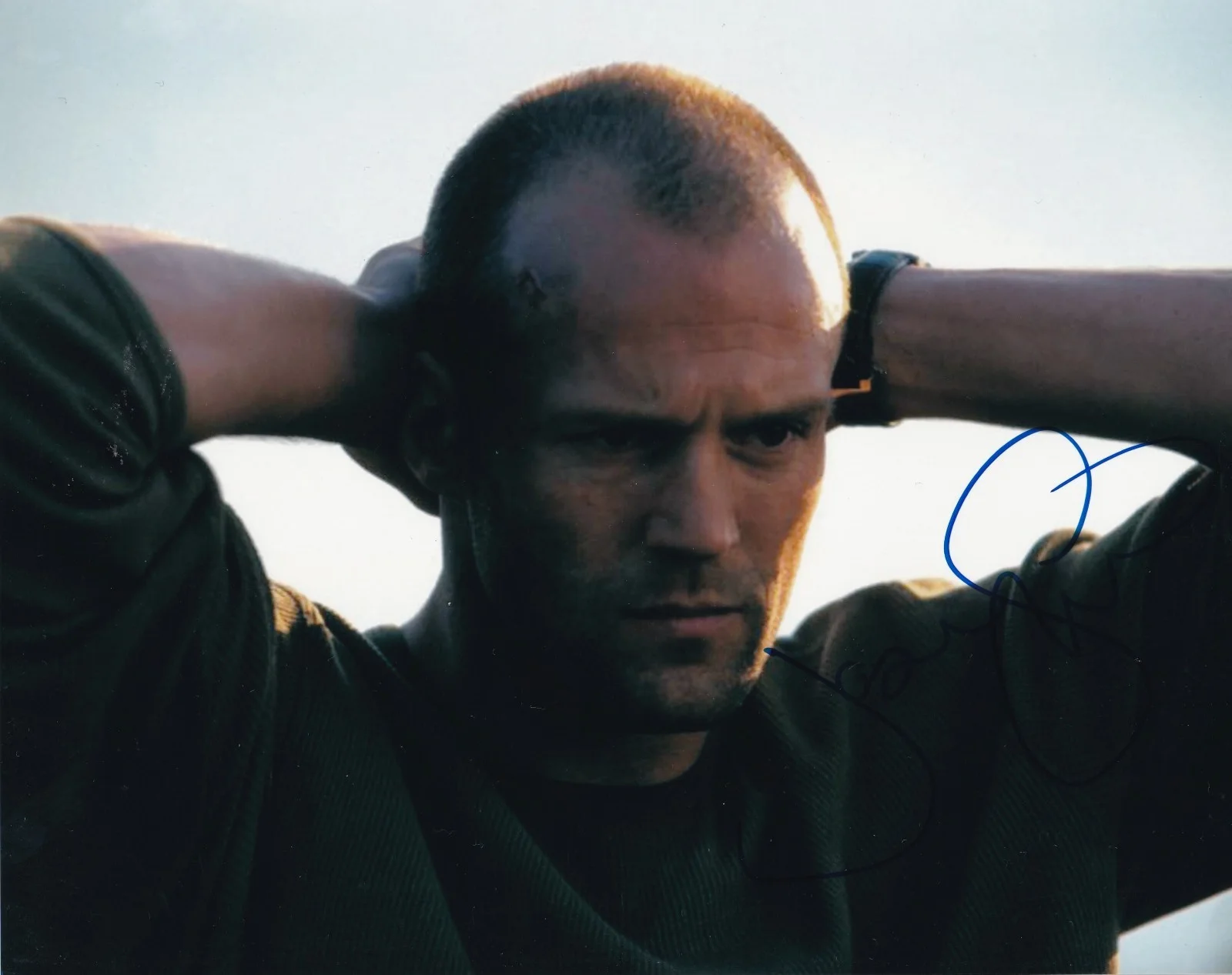 Jason Statham — Jason Statham as The Transporter Signed 8x10 Photo COA