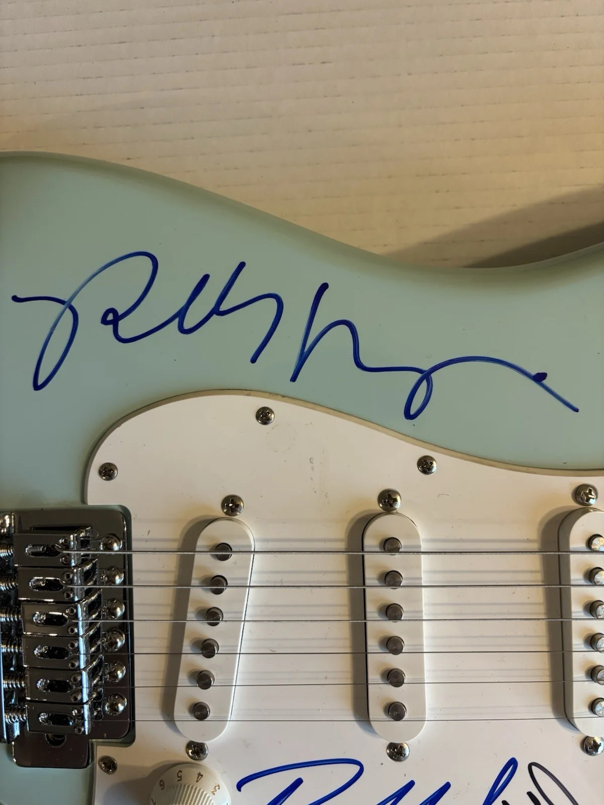 The Doors Signed Squire Strat Ray Manzarek Robby Krieger John Densmore In Person, изображение 3