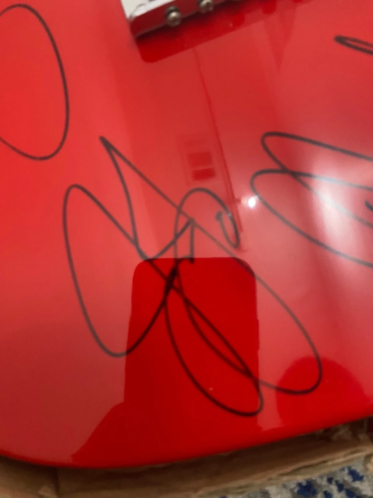 Autographed Jonas Brother's Glen Burton Electric Guitar, изображение 5