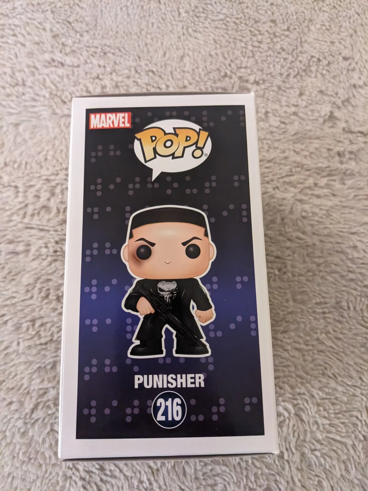 Jon Bernthal — RARE Jon Bernthal SIGNED Funko Pop! PUNISHER-DAREDEVIL #216 (COA AUTHENTICATED), image 2