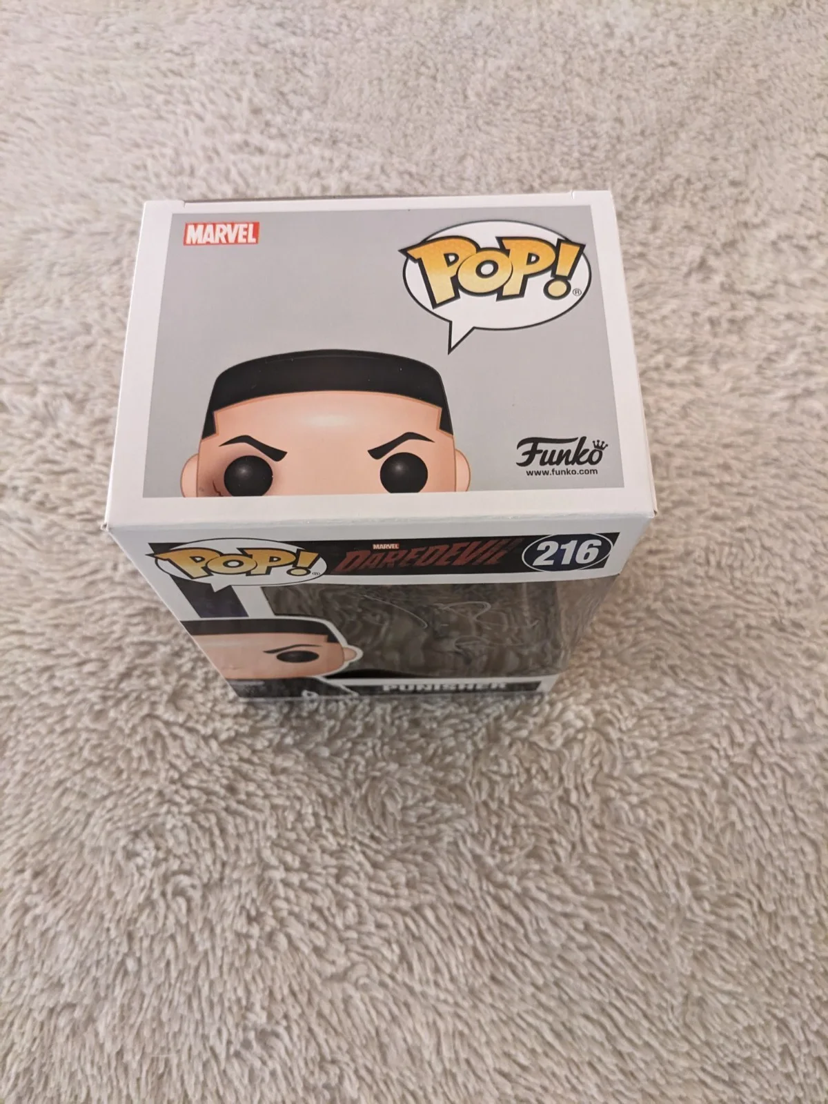 Jon Bernthal — RARE Jon Bernthal SIGNED Funko Pop! PUNISHER-DAREDEVIL #216 (COA AUTHENTICATED), image 4