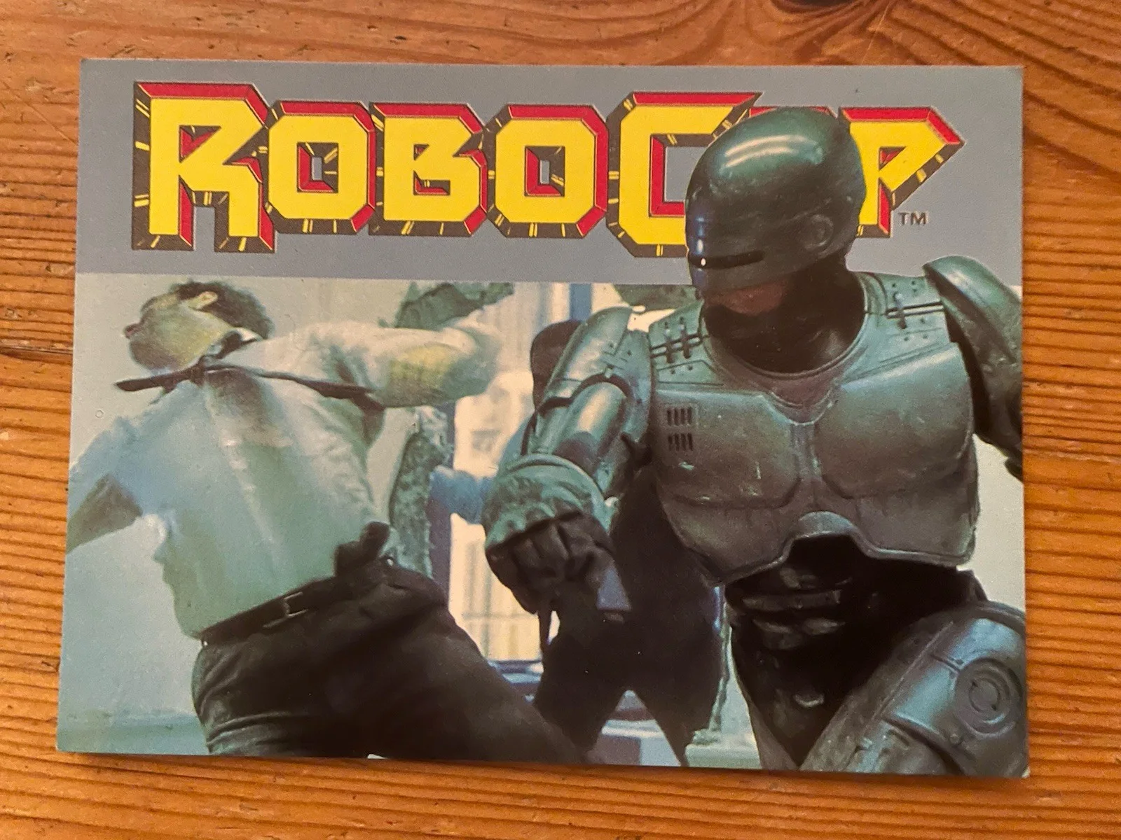 2 x Robocop Action Sci-Fi Movie Postcards 1987 Peter Weller, image 3