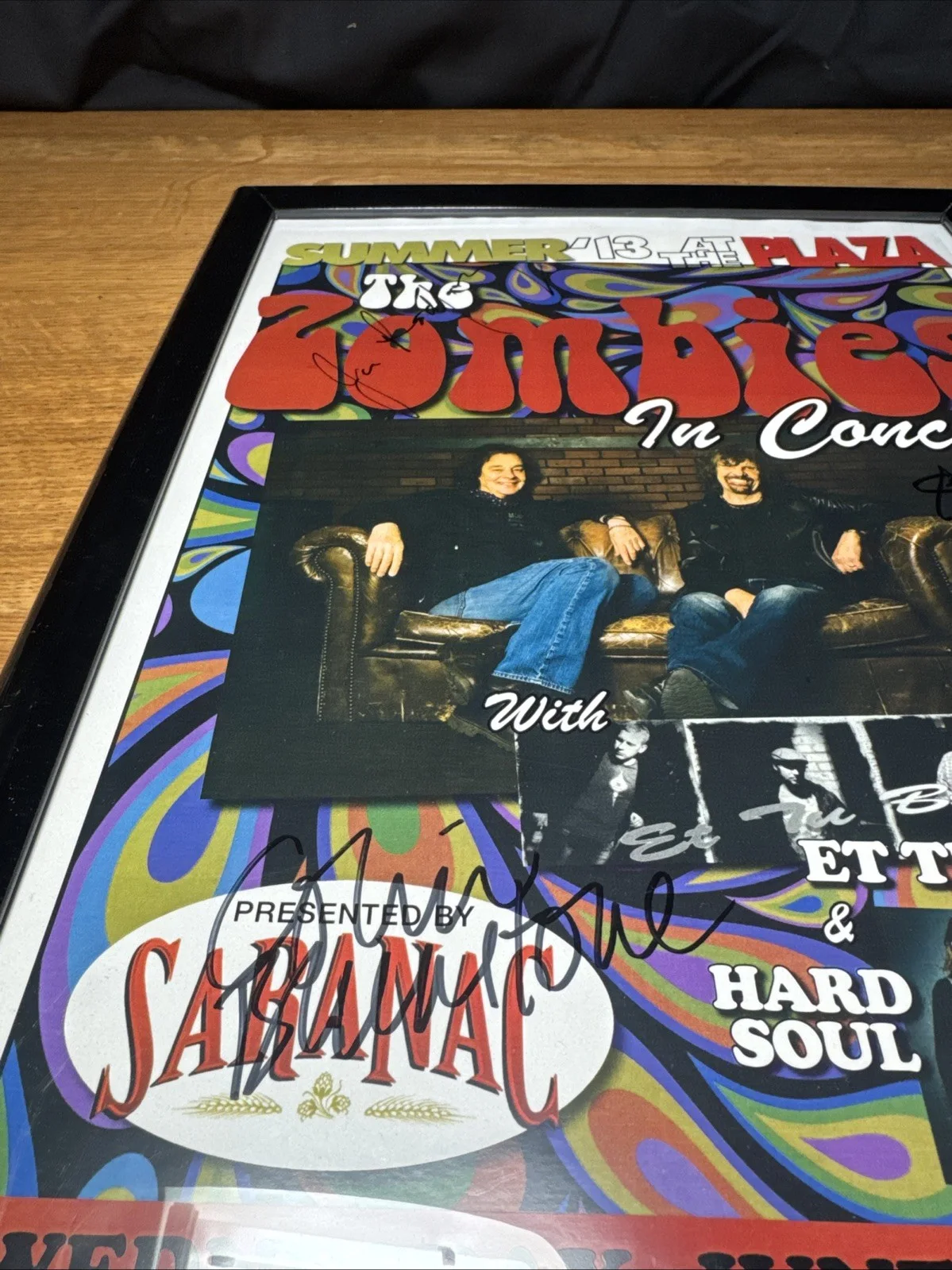 Zombies Concert Poster Autographed Colin Blunstone Classic Rock Poster, image 3