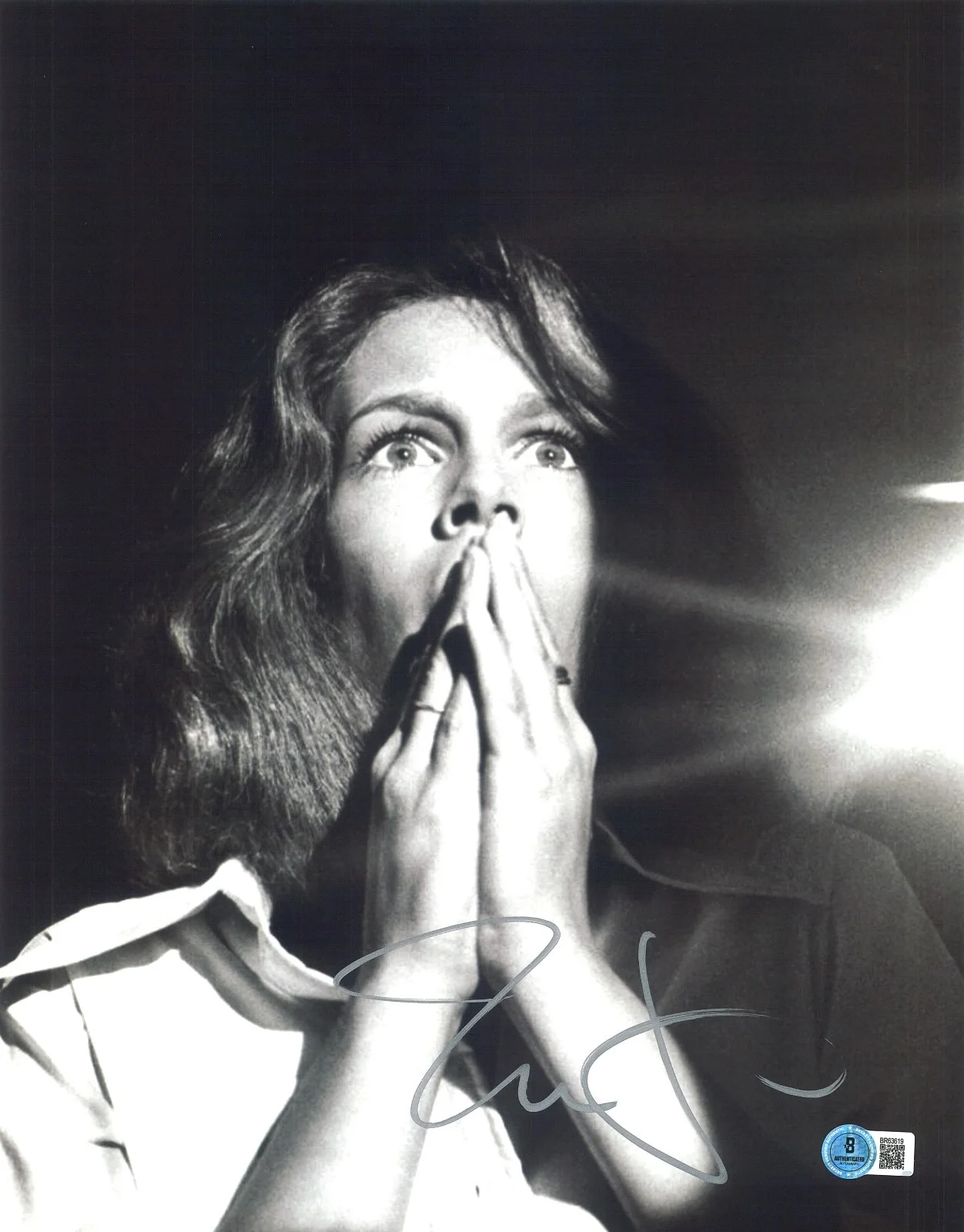 JAMIE LEE CURTIS — JAMIE LEE CURTIS SIGNED AUTOGRAPHED HALLOWEEN 11X14 PHOTO BECKETT BAS Laurie